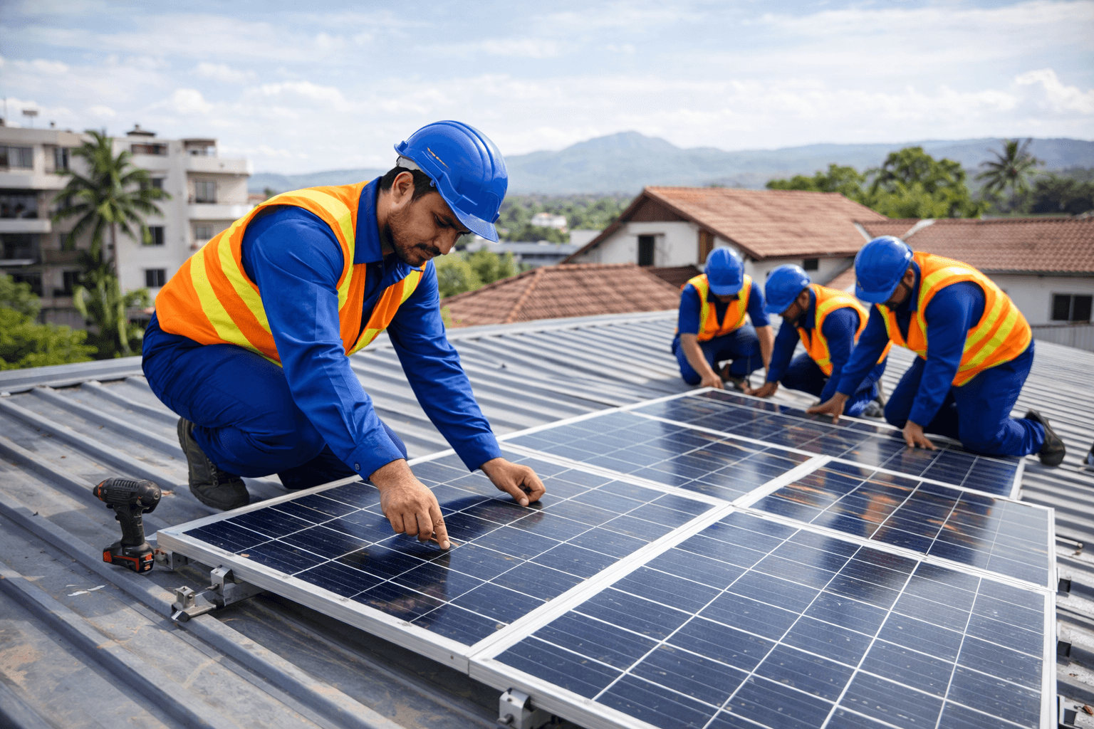 Solar panel installation in Dehradun Uttarakhand