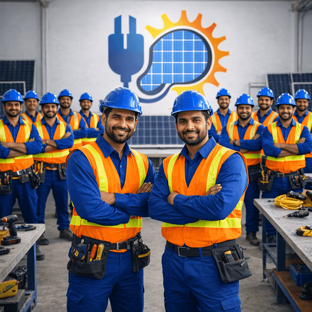 Solar energy system illustration